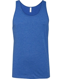 Майка из джерси, цвет true royal triblend Bella+canvas