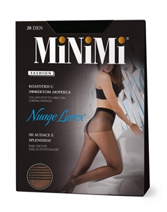 Колготки Mini NUAGE LUREX 20 Nero Minimi