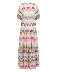 Платье из вискозы и хлопка Missoni