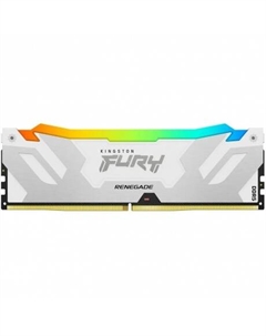 Память оперативная Kingston 16GB 6800MT/s DDR5 KF568C36RWA-16 CL36 DIMM FURY Renegade RGB White XMP