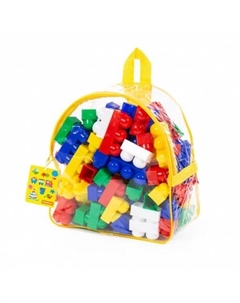 Конструктор "Юниор" (100 элементов в рюкзаке) 3321 Полесье