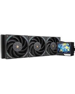 Система водяного охлаждения Mjolnir Vision 360, LCD, 4-pin, ARGB, 120мм, черный, retail Thermalright