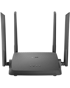Wi-Fi роутер D-Link DIR-825/RU/R7, Wi-Fi 5, AC1200, 2.4/5ГГц, +5 ГГц, 4 LAN, 1xUSB, черный D-link