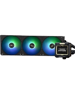Система водяного охлаждения Frozen Warframe 360, LCD, 4-pin, ARGB, 120мм, черный, retail Thermalright