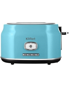 Тостер КТ-6455, голубой/серебристый Kitfort