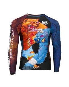 Мужской рашгард с длинным рукавом bull & bear Extreme hobby