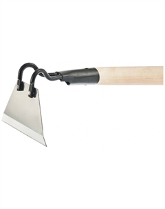 Мотыга  нержавеющая сталь, 150х90х1300 мм, деревянный черенок (62333) Сибртех
