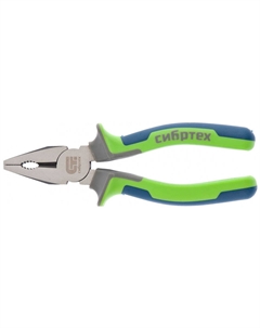 Плоскогубцы комбинированные 17053 160 мм, фосфатирование, трехкомпонентные рукоятки Сибртех