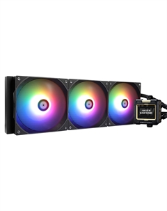 Жидкостное охлаждение Frozen Warframe 420 BLACK ARGB для Socket 115x/2066/2011/2011-3/1200/1700/1851/AM5/AM4, 3x140 мм, ARGB, черный (F-WFRAME-420-BL-ARGB) Thermalright