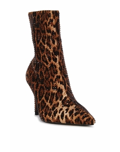 Женские сапоги Chaundra Stiletto Boot в леопардовом цвете Multi Azelia wang