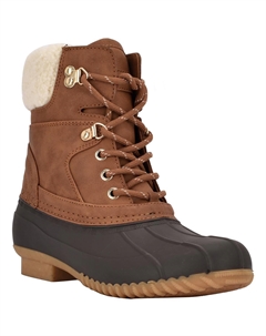 Женские резиновые сапоги Rainah на шнуровке до щиколотки, темно-коричневый Tommy hilfiger