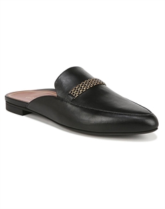 Женские кожаные мюли Starling с миндалевидным носком, цвет black nappa Vionic