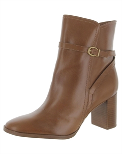 Женские кожаные ботильоны на каблуках Bexley, цвет tan leather Naturalizer
