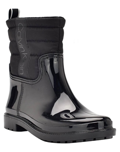 Женские резиновые сапоги Sisely Ankle Heel, черный Calvin klein