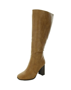 Женские сапоги Kalina из телячьей кожи с очень широким голенищем, цвет cognac Naturalizer