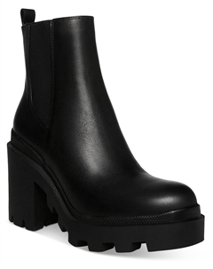 Женские кожаные ботинки челси Roxie Fashion Boot, черный Steve madden