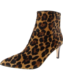 Женские ботильоны Sheeba из телячьей шерсти с принтом животных, цвет dark natural 120 Nine west