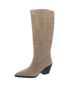 Женские однотонные сапоги Tara до колена, цвет taupe suede Steve madden