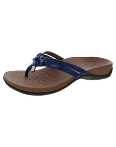 Женские босоножки-шлепанцы Bella X с открытым носком, темно-синий Vionic