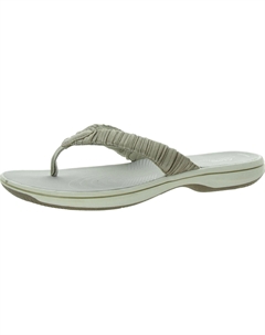 Женские босоножки-шлепанцы Breeze Rae с открытым носком, цвет champagne Cloudsteppers by clarks