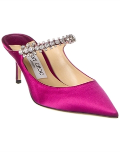 Атласные мюли Bing 65, красный Jimmy choo