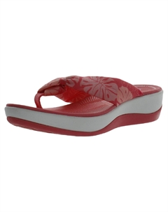 Женские сандалии-шлепанцы Arla Glison с принтом, цвет coral print Cloudsteppers by clarks
