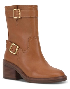 Женские кожаные мотоциклетные ботинки Vergila, золотой Vince camuto