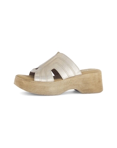 Мюли на каблуке, бежевый Gabor