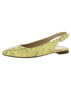 Женские кожаные мюли Jade, цвет neon lemon embossed snake Vionic