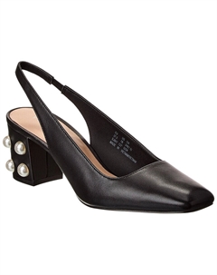 Jte 60 Кожаные туфли-лодочки Slingback, черный Stuart weitzman