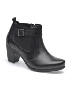 Женские сапоги из овчины Britany черного цвета Pazstor