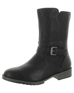 Женские сапоги Gloriah из искусственной кожи на блочном каблуке до середины голени, цвет black smooth Naturalizer