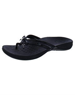 Женские босоножки-шлепанцы Bella X с открытым носком, черный Vionic