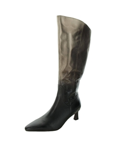 Женские замшевые сапоги Deesha Extra Wide Calf до колена, цвет brown black shimmer ombre Naturalizer