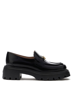 Кожаные мокасины, черный Stuart weitzman