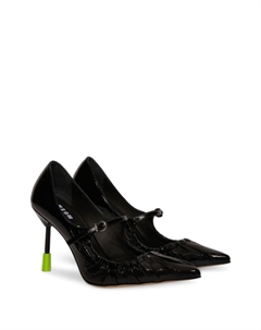 Туфли-лодочки с культовым каблуком 90 мм, черный Msgm