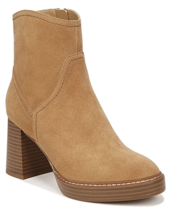 Женские ботильоны Orlean с мягкой стелькой и блочным каблуком, цвет golden caramel Naturalizer