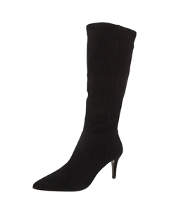 Janae женские замшевые однотонные сапоги до колена, черный Steve madden