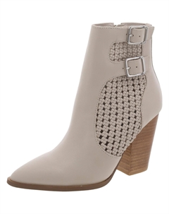 Ботильоны женские из кожи с острым носком Liz, цвет bone leather Steve madden