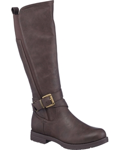 Женские сапоги Aston из искусственной кожи, высокие до колена, коричневый Gc shoes