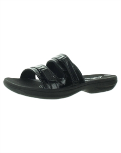 Женские сандалии Breeze Piper из искусственной кожи, черный Cloudsteppers by clarks