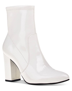 Ботильоны женские лакированные на молнии Becci, цвет white pt Wild pair