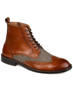 Ботильоны Jarett Wingtip, цвет cognac Thomas & vine