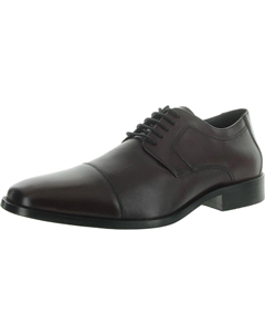 Мужские кожаные простые туфли дерби Novick, цвет burgundy Johnston & murphy