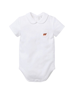 Боди-поло с вышитым тигром от Baby, цвет multi Janie and jack