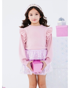 Свитер с супер-рюшами, розовый Lola + the boys