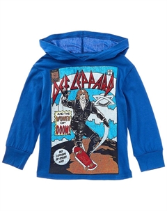 Толстовка-пуловер Def Leppard, синий Chaser