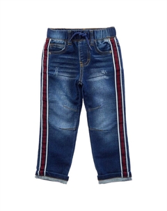 Джинсы с тесьмой, синий Flapdoodles