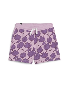 Шорты ESS+ BLOSSOM для девочек-подростков, цвет grape mist Puma