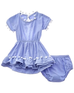 Платье Baby Nissi, голубой Little peixoto